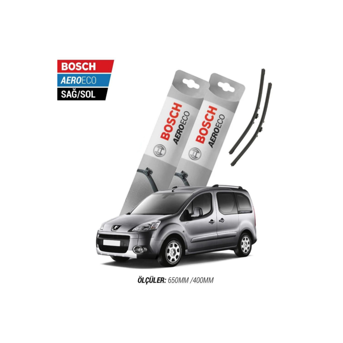 Peugeot Partner 2014 Model Bosch Aeroeco Muz Silecek Takımı