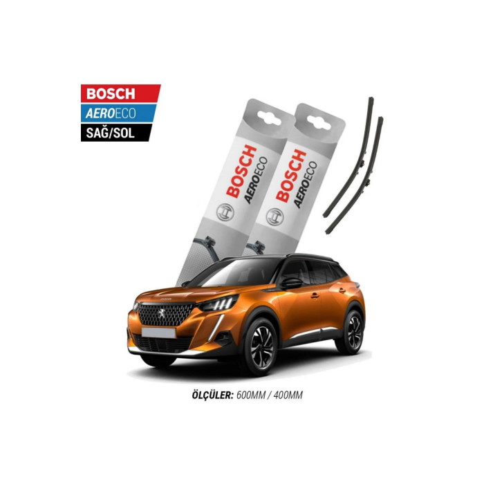 Peugeot 2008 2022 Model Bosch Aeroeco Muz Silecek Takımı