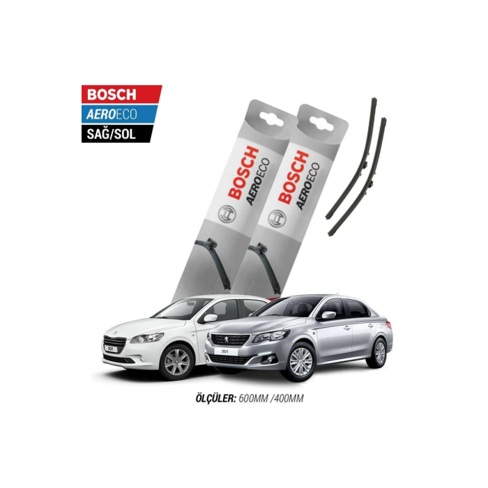 Peugeot 301 2012 Model Bosch Aeroeco Muz Silecek Takımı