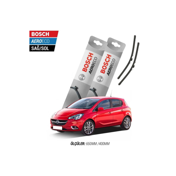 Opel Corsa E 2016 Model Bosch Aeroeco Muz Silecek Takımı