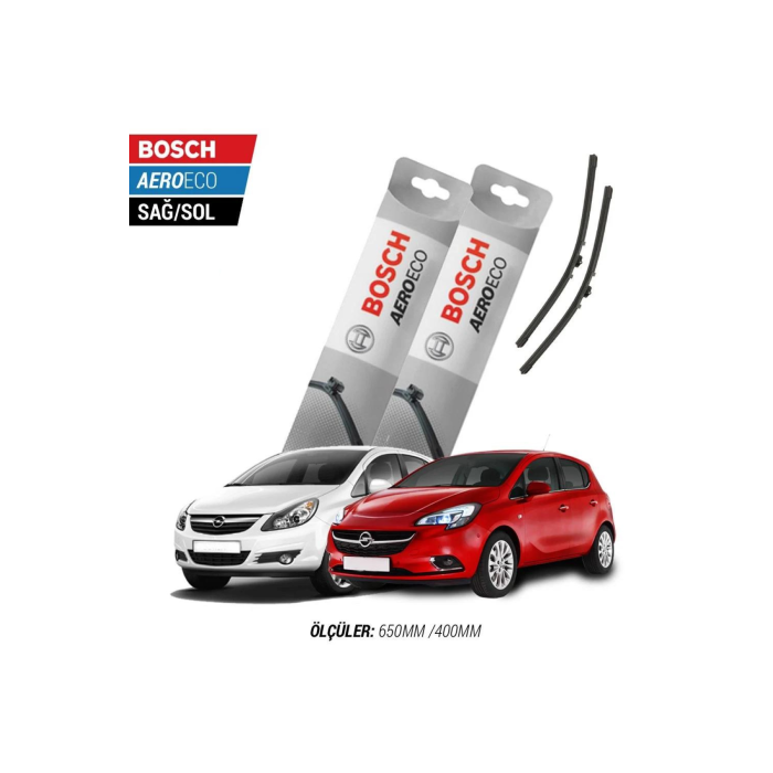 Opel Corsa D 2011 Model Bosch Aeroeco Muz Silecek Takımı