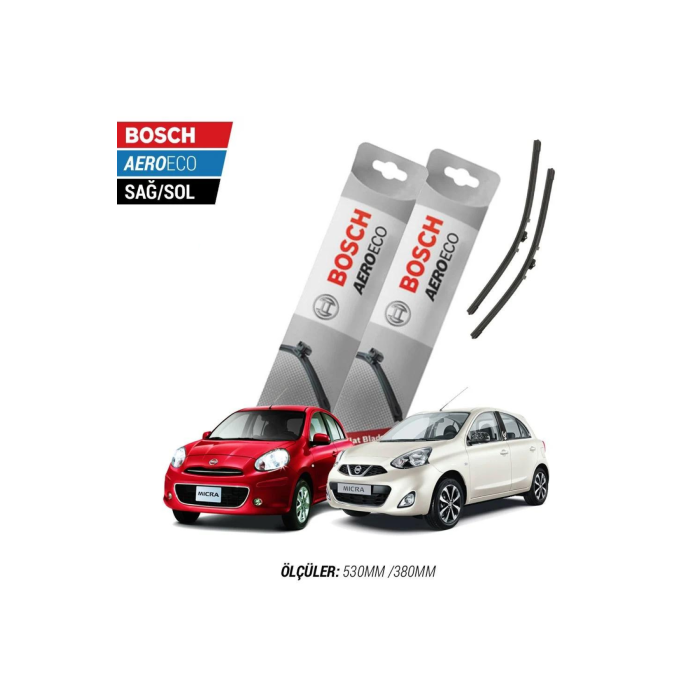 Nissan Micra 2015 Model Bosch Aeroeco Muz Silecek Takımı