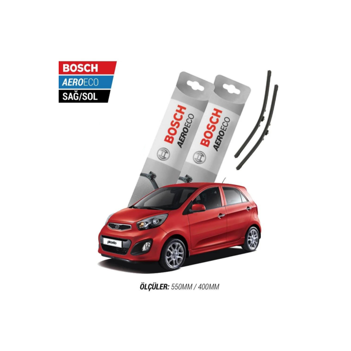 Kia Picanto 2013 Model Bosch Aeroeco Muz Silecek Takımı