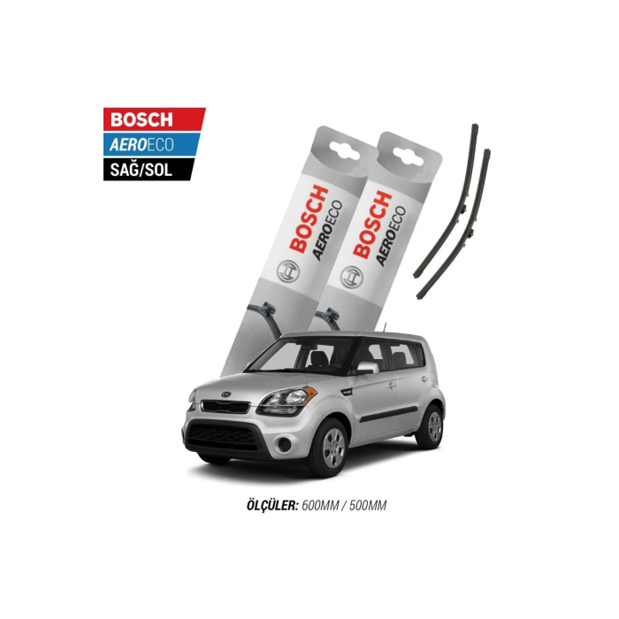 Kia Soul 2013 Model Bosch Aeroeco Muz Silecek Takımı