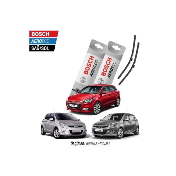 Hyundai i20 2013 Model Bosch Aeroeco Muz Silecek Takımı