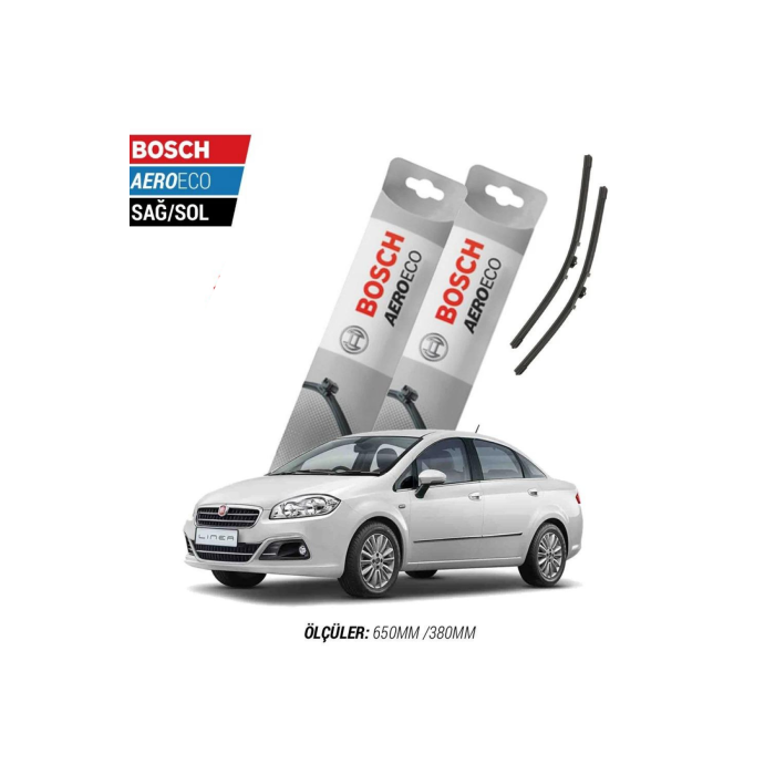 Fiat Linea 2016 Model Bosch Aeroeco Muz Silecek Takımı