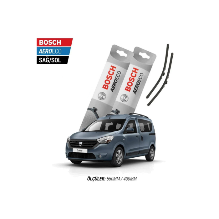 Dacia Dokker 2013 Model Bosch Aeroeco Muz Silecek Takımı