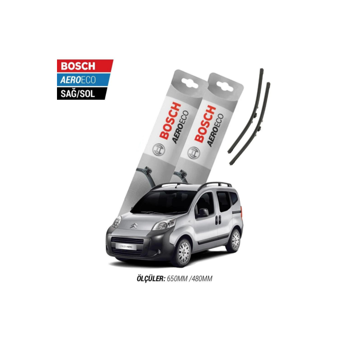 Citroen Nemo 2015 Model Bosch Aeroeco Muz Silecek Takımı