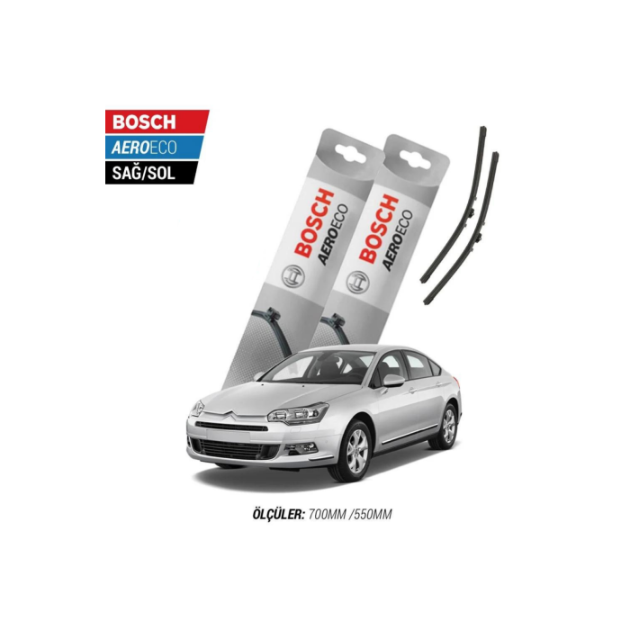 Citroen C5 2013 Model Bosch Aeroeco Muz Silecek Takımı