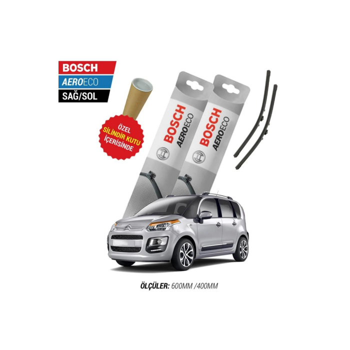 Citroen C3 Picasso 2014 Model Bosch Aeroeco Muz Silecek Takımı