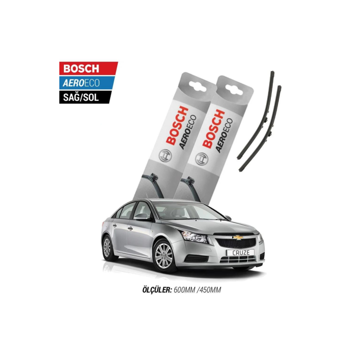 Chevrolet Cruze 2009 Model Bosch Aeroeco Muz Silecek Takımı