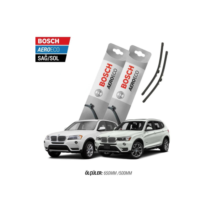 Bmw X3 F25 2017 Model Bosch Aeroeco Muz Silecek Takımı