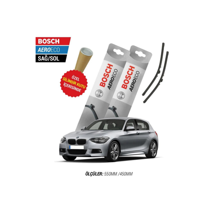 Bmw 1 Serisi F20-F21 2019 Model Bosch Aeroeco Muz Silecek Takımı