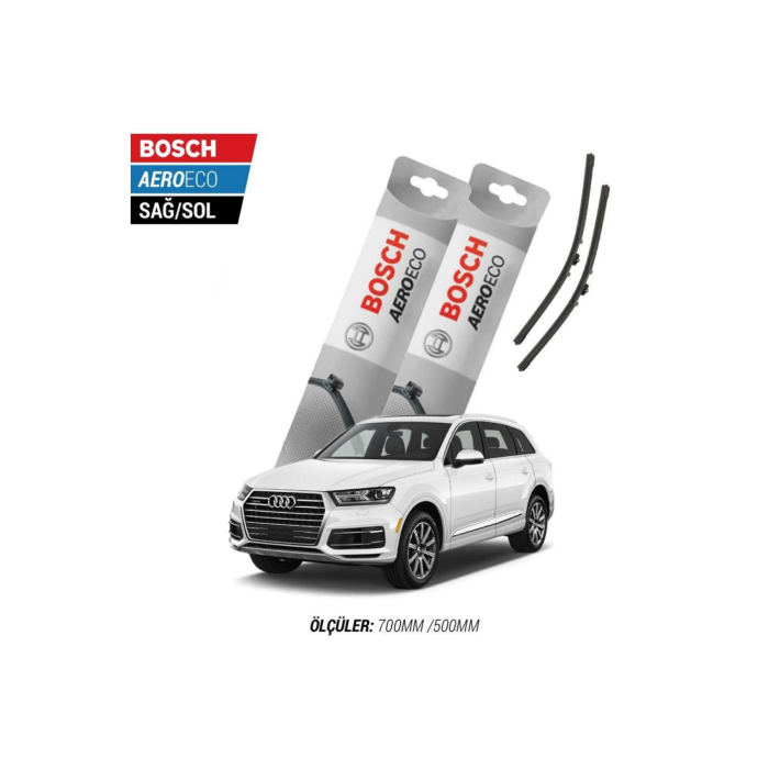 Audi Q7 2016 Model Bosch Aeroeco Muz Silecek Takımı