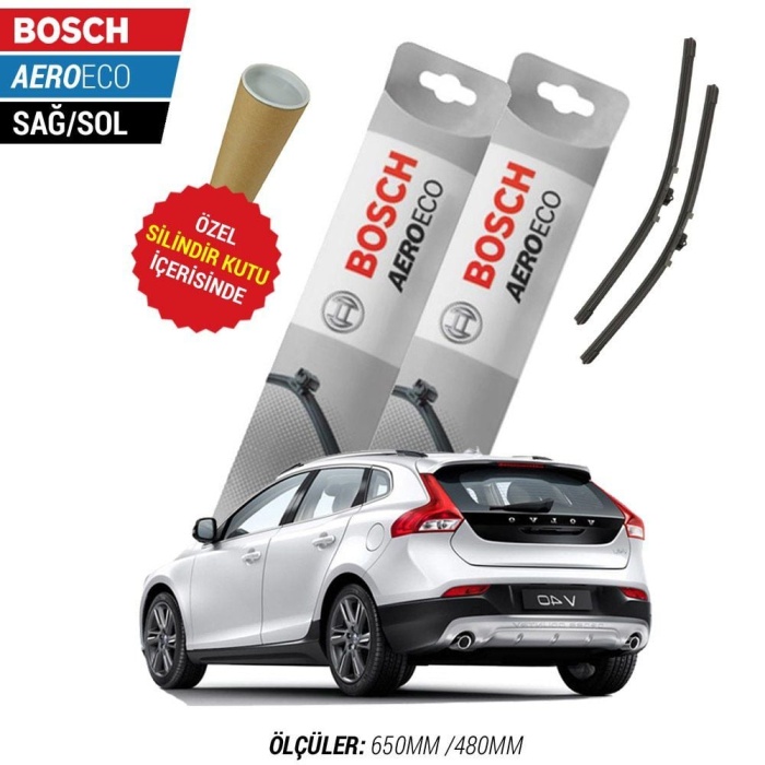 Volvo V40 Cross Country 2013  Silecek Takımı Bosch Aeroeco