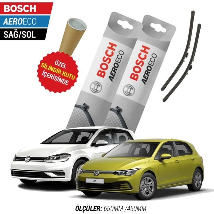 VW Golf 7 2012  Silecek Takımı Bosch Aeroeco