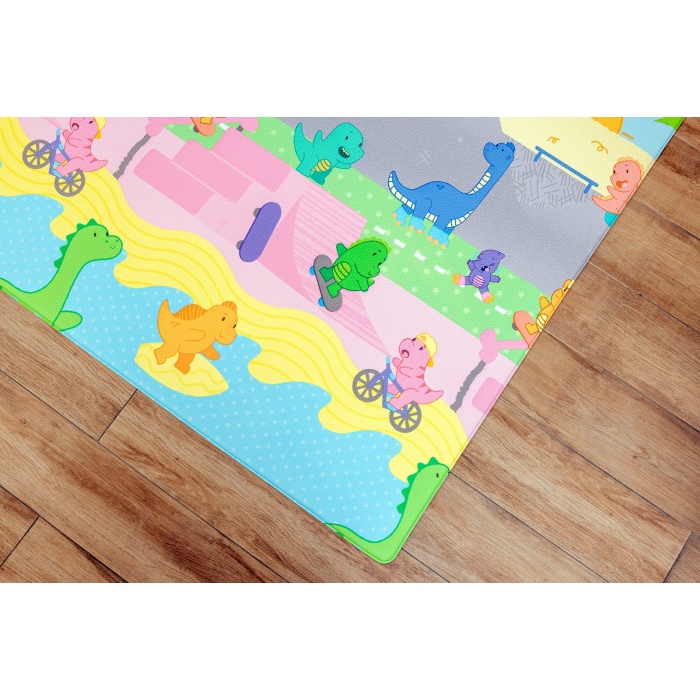 OGGİA Dino Park Premium Oyun Matı / Halısı 140cm*195cm*15mm MAT031