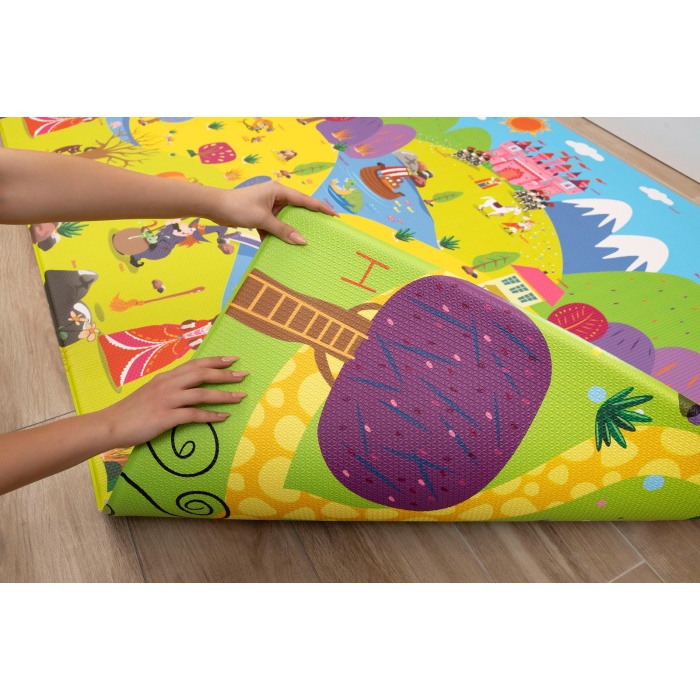 OGGİA Fairy Tale Land Premium Oyun Matı / Halısı 140cm*195cm*12mm MAT026