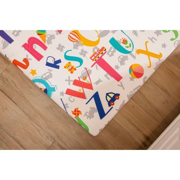 OGGİA Toy Alphabet Premium Oyun Matı / Halısı 140 cm*195 cm*12 mm