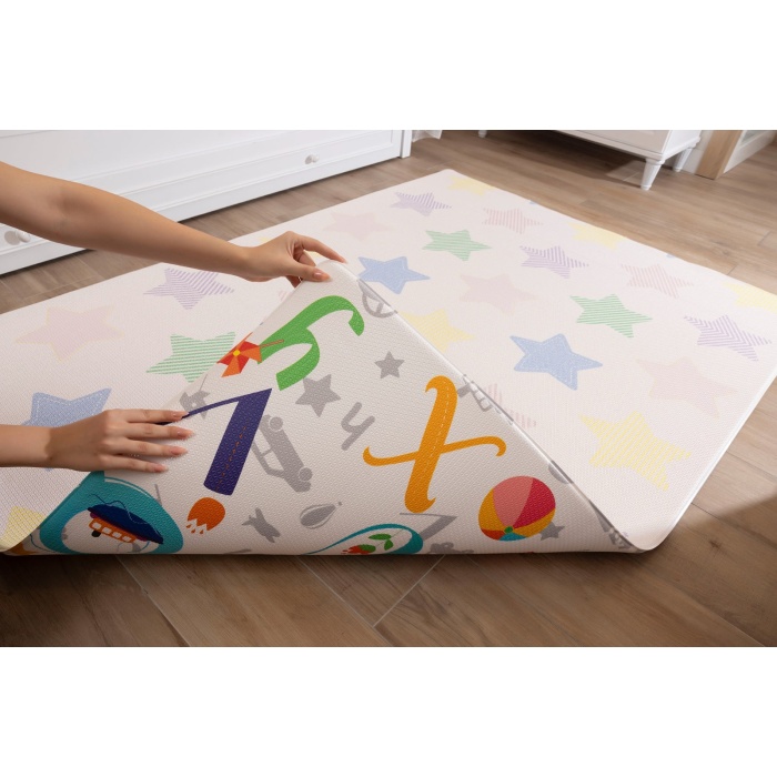 OGGİA Toy Alphabet Premium Oyun Matı / Halısı 140 cm*195 cm*12 mm