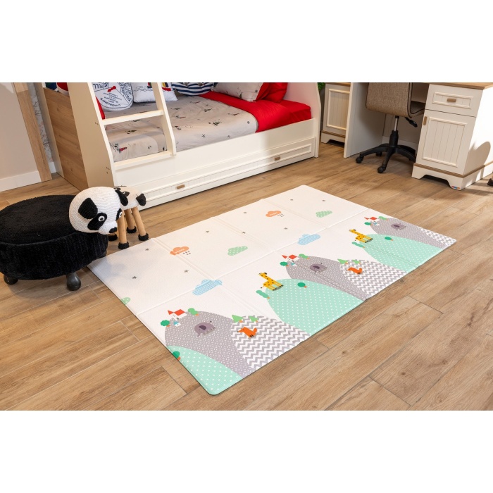 OGGİA Zoo Premium Katlamalı Oyun Matı / Halısı 130cm*190cm*12mm Mat006