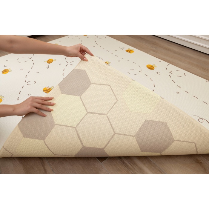 OGGİA Funny Bees Premium Oyun Matı / Halısı 140cm*195cm12mm MAT020