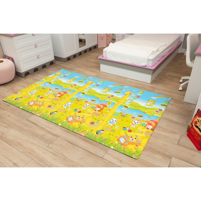 OGGİA Animal Party Premium Oyun Matı / Halısı 140cm*225cm*12mm MAT 028