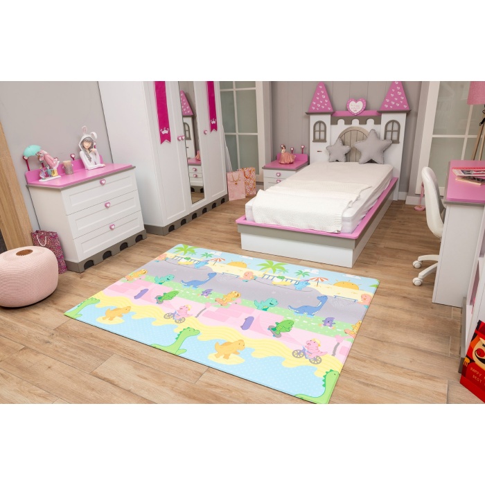 Dino Park Premium Oyun Matı / Halısı 140cm*195cm*12mm MAT030