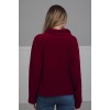 Fermuarlı Cepli Polar Sweatshirt,sw-4 Bordo