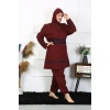 Beruflic Büyük Beden Tesettür Mayo 7xl-8xl-9xl-10xl Bordo 55010