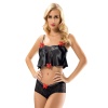 Siyah Saten Babydoll Takım - 333-s