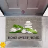 Kapı Önü Paspası Dekoratif Dijital Baskı Home Sweet Home P-2457