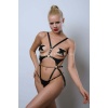 Ağ Bölgesi Açık Deri Body Harness, Deri Fantezi Giyim, Clubwear - Brf1170