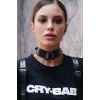 İpli Bağlamalı Şık Deri Choker Tasma - Brf675