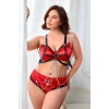 Fantazi Zincirli Deri Body Harness, Ağı Açık Fantazi Giyim - Brf1175