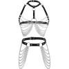 Zincirli Deri Harness Sexi Takım Kostüm 800396