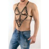 Göğüs Üzeri Lastik Harness - Seksi Erkek Lastik Harness Modelleri - Lastik Gay İç Giyim - Brfm70