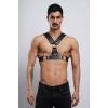 Erkek Harness, Göğüs Harness, Deri Harness, Clubwear, Partyear - Brfm120