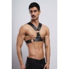 Erkek Harness, Göğüs Harness, Deri Harness, Clubwear, Partyear - Brfm120