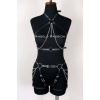 Deri Body Harness, Kadın Deri Fantezi Giyim - Brf1084