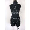 Deri Body Harness, Kadın Deri Fantezi Giyim - Brf1084