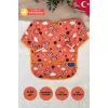 Rainbow Desenli Sıvı Geçirmez Unisex Aktivite Ve Mama Önlüğü 6-24 Ay