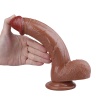 23CM Kahverengi Gerçekçi Dildo Penis