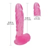 Noctis 22,5cm Pembe Realistik Dildo No:175