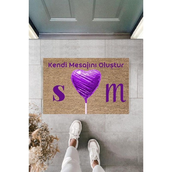 Dijital Baskı Kişiye Özel İç Kapı Dekorasyon Paspas  PS11230