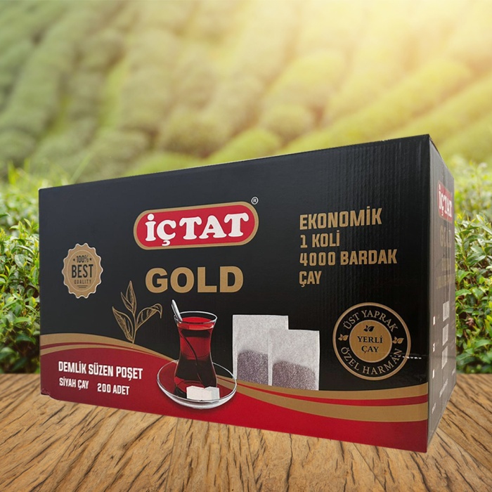 İçtat Gold Süzen Demlik Poşet Çay 30 Gr – 200 Adet