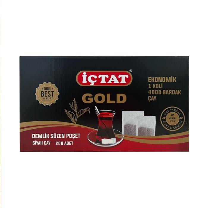 İçtat Gold Süzen Demlik Poşet Çay 30 Gr – 200 Adet