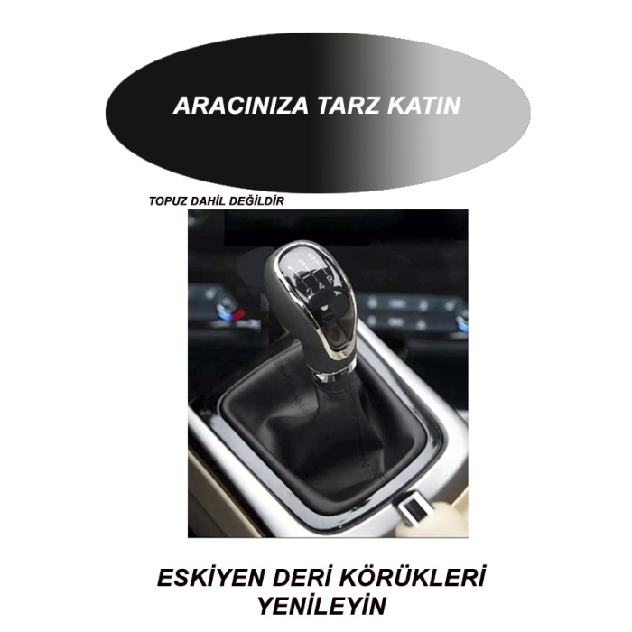 porsche cayenne uyumlu Araç,Araba,Oto vites körüğü siyah dikiş