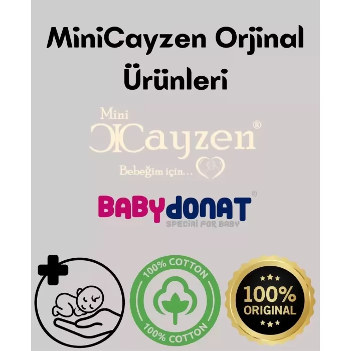 Little Mause Desenli % 100 Pamuk 5li Kız Bebek Hastane Çıkış Seti