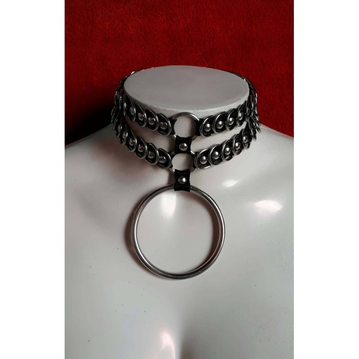 Lastik Choker - Lastik Tasma Harness - El Yapımı Lastik Choker - Brf573